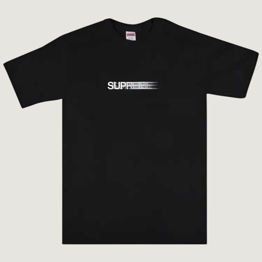 Supreme Motion Logo T-Shirt Black Large